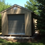 10x18 Gable Rochester WI with roll up door
